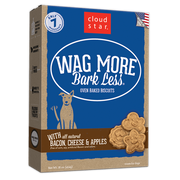 Cloud Star Wag More Bark Less Oven Baked Bacon, Cheese and Apple Dog Treats