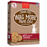 Cloud Star Wag More Bark Less Oven Baked Grain Free Pumpkin Dog Treats