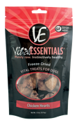 Vital Essentials Freeze Dried Vital Treats Grain Free Chicken Hearts Dog Treats