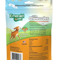 Emerald Pet Little Chewzzies Turducky Recipe Dog Treats