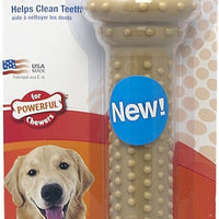 Nylabone Durachew Barbell Peanut Butter Flavor Dog Chew Toy