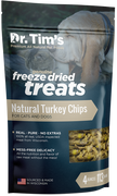 Dr. Tim's Freeze Dried Natural Turkey Chips Dog and Cat Treats