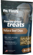 Dr. Tim's Freeze Dried Natural Beef Chips Dog and Cat Treats