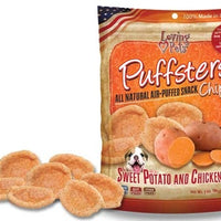 Loving Pets Puffsters Chips Sweet Potato and Chicken Air Puffed Dog Treats