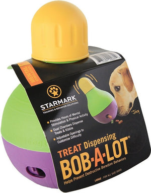 Starmark Treat Dispensing Bob-a-Lot Dog Toy
