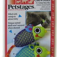 Petstages Catnip Chew Mice Cat Toy