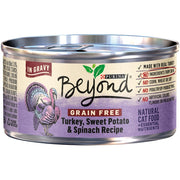 Purina Beyond Grain-Free Turkey, Sweet Potato & Spinach Recipe in Gravy Canned Cat Food,