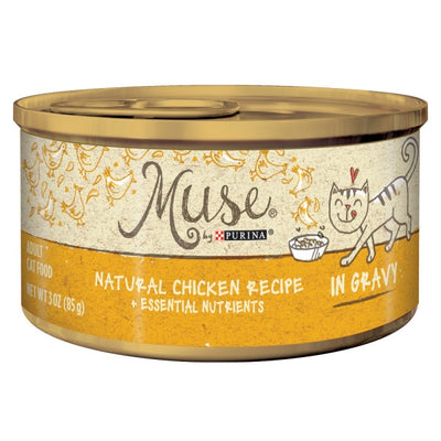 Purina Muse Grain Free Natural Chicken in Gravy Recipe Canned Cat Food