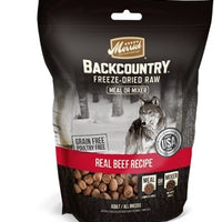 Merrick Backcountry Freeze Dried Grain Free Beef Recipe Meal Mixer for Dogs