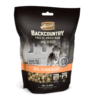 Merrick Backcountry Freeze Dried Grain Free Salmon Meal Mixer for Dogs