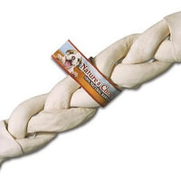 Loving Pets Natures Choice White Braided Rawhide for Dogs