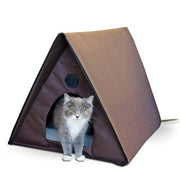 K&H Pet Products Outdoor Heated Multiple Kitty A-Frame