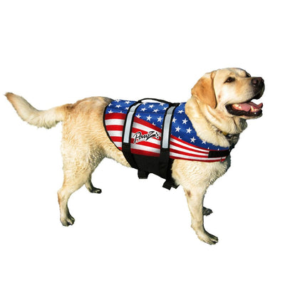 Pawz Pet Products Nylon Flag Dog Life Jacket