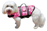 Pawz Pet Products Nylon Pink Bubbles Dog Life Jacket