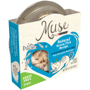 Purina Muse Natural Adult Grain Free Ocean Fish Recipe in Broth with Anchovy Topper Cat Food Trays