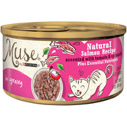 Purina Muse Natural Adult Grain Free Salmon Recipe with Tomato and Spinach in Gravy Canned Cat Food