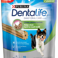 Purina Dentalife Daily Oral Care Adult Small and Medium Breed Chicken Flavor Dog Treats