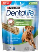 Purina Dentalife Daily Oral Care Adult Large Breed Chicken Flavor Dog Treats