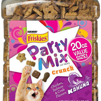 Friskies Party Mix Crunch Kahuna Chicken, Salmon and Crab Cat Treats
