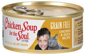 Chicken Soup For The Soul Grain Free Chicken and Duck Recipe Canned Cat Food