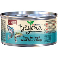 Purina Beyond Tuna, Herring & Sweet Potato Recipe in Gravy Canned Cat Food