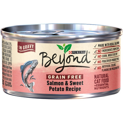 Purina Beyond Grain-Free Salmon & Sweet Potato Recipe in Gravy Canned Cat Food