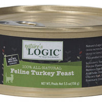 Nature's Logic Feline Grain Free Turkey Feast Canned Cat Food