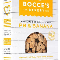 Bocce's Bakery Peanut Butter and Banana Dog Biscuits