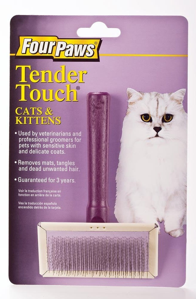 Four Paws Tender Touch Slicker Wire Cat Brush