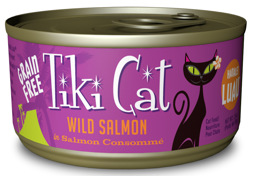 Tiki Cat Hanalei Luau Grain Free Wild Salmon In Salmon Consomme Canned Cat Food