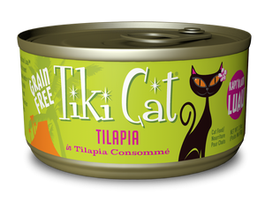 Tiki Cat Kapi'Olani Luau Grain Free Tilapia in Tilapia Consomme Canned Cat Food