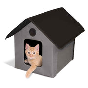 K&H Pet Products Unheated Gray Outdoor Kitty House