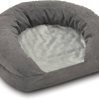 K&H Pet Products Ortho Bolster Velvet Sleeper Pet Bed