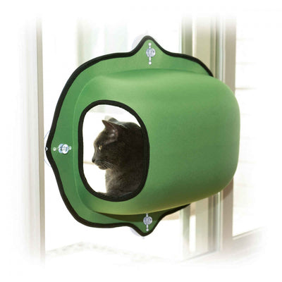 K&H Pet Products EZ Mount Green Window Pod Kitty Sill