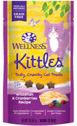 Wellness Kittles Grain Free Whitefish and Cranberries Recipe Crunchy Cat Treats