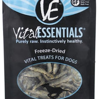 Vital Essentials Freeze Dried Grain Free Minnows Treats for Dogs