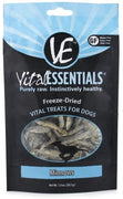 Vital Essentials Freeze Dried Grain Free Minnows Treats for Dogs
