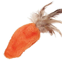 KONG Refillable Feather Top Carrot Catnip Cat Toy