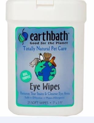 Earthbath Eye Wipes for Dogs and Cats