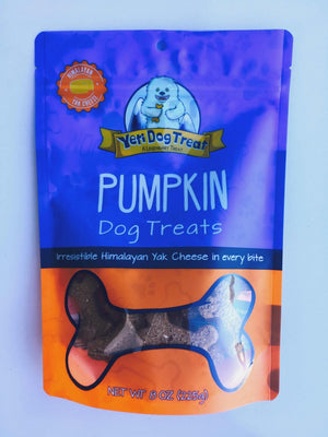 Yeti Pumpkin Dog Cookies