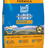 Natural Balance Limited Ingredient Diets Turkey and Chickpea Indoor Dry Cat Food