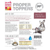 The Honest Kitchen PROPER TOPPERS Grain Free Beef Dog Food Pouch
