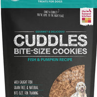 The Honest Kitchen CUDDLES Grain Free Fish and Pumpkin Cookie Treats for Dogs