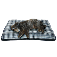 Arlee Pet Products Rover Crate Pad Hunter Plaid Slate Mattress Cushions