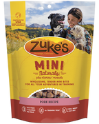 Zukes Roasted Pork Mini Naturals Dog Treats