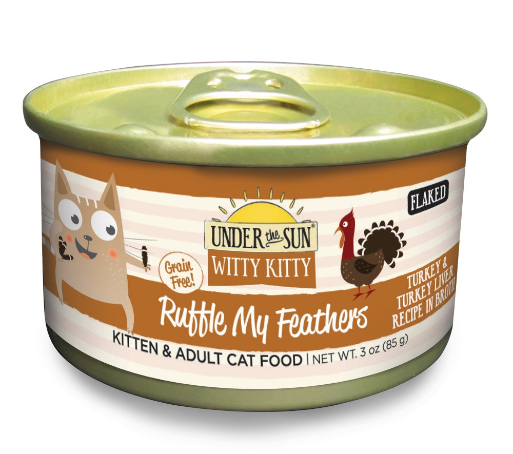 Canidae Under the Sun Witty Kitty: Ruffle My Feathers Grain Free Chicken and Liver Flaked Canned Cat Food