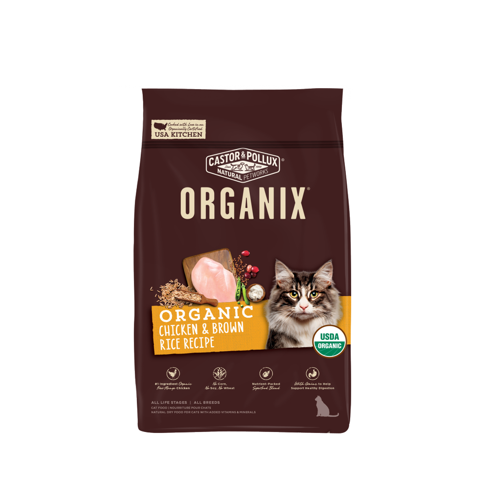 Castor and Pollux Organix Chicken and Brown Rice Dry Cat Food