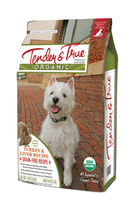 Tender & True Grain Free Organic Turkey and Liver Recipe Dry Dog Food