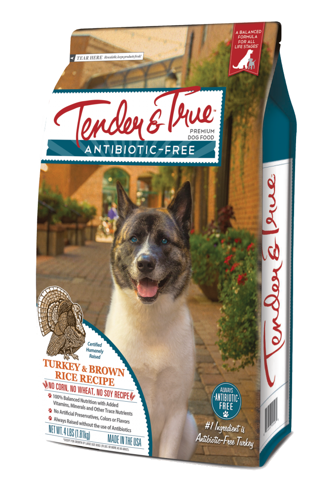 Tender & True Antibiotic-Free Turkey and Brown Rice Recipe Dry Dog Food