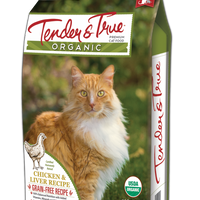 Tender & True Grain Free Organic Chicken and Liver Recipe Dry Cat Food